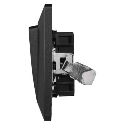 Kotikytkin kytkin 250V/10A antrasiitti