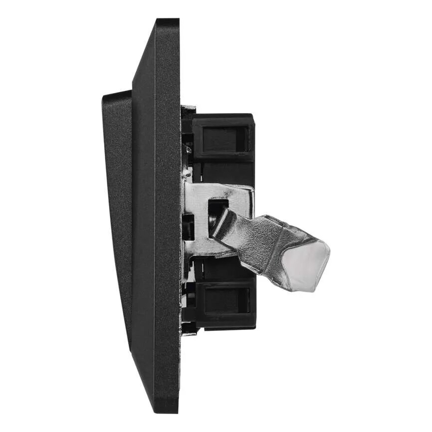 Kotikytkin kytkin 250V/10A antrasiitti