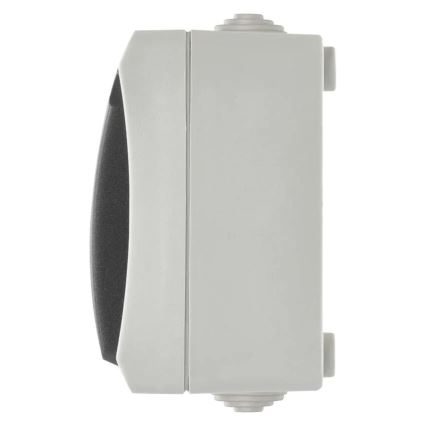 Kotikytkin vuorotellen nro. 6 pistokkeella 250V/16A IP44 harmaa