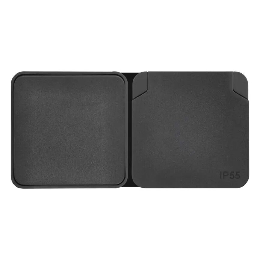 Kotikytkin vuorotellen pistokkeella 250V/16A IP55