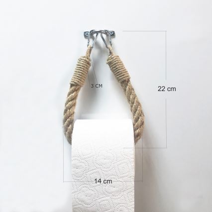 Köysi wc-paperiteline BORU 22x14 cm ruskea