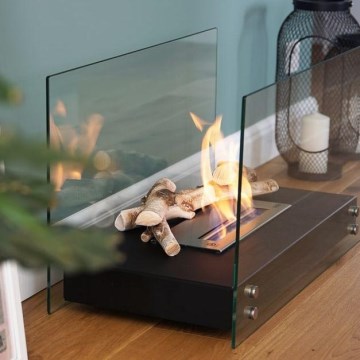 Kratki - BIO takka 40,2x70 cm 2kW musta