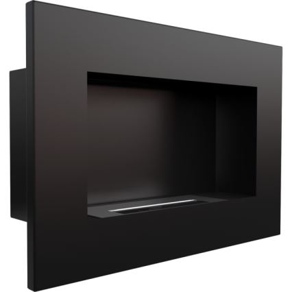 Kratki - Sisäänrakennettu BIO takka 40x60 cm 2kW musta