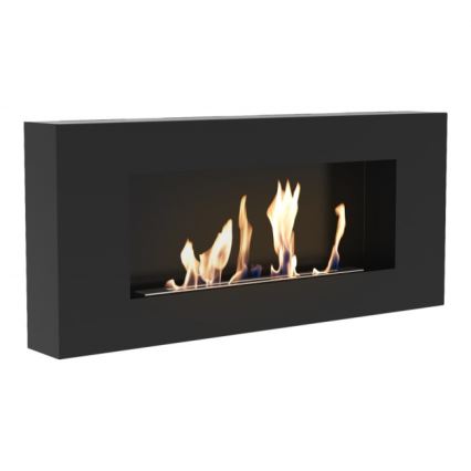 Kratki - seinä BIO takka 40x90 cm 1,5kW musta
