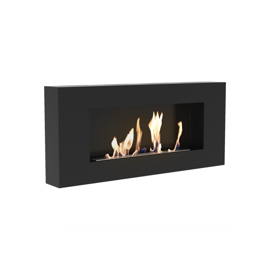 Kratki - seinä BIO takka 40x90 cm 1,5kW musta