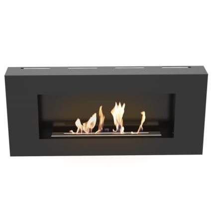 Kratki - seinä BIO takka 40x90 cm 1,5kW musta