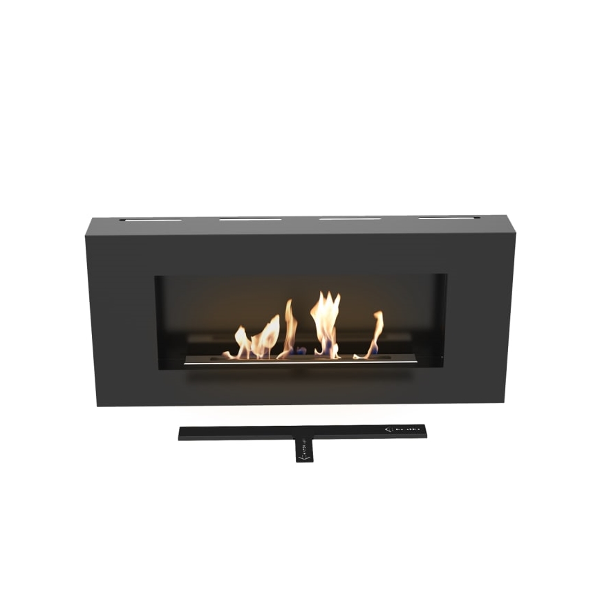 Kratki - seinä BIO takka 40x90 cm 1,5kW musta
