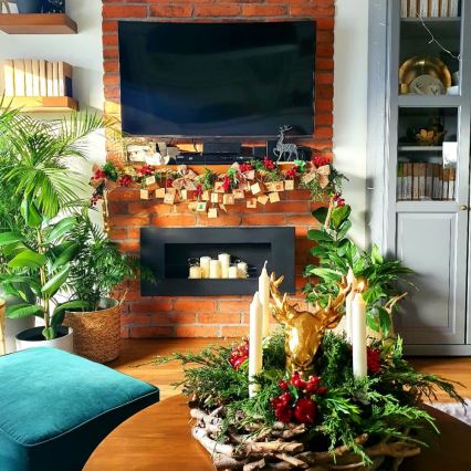 Kratki - Sisäänrakennettava BIO-takka 40x90 cm 2 kW musta