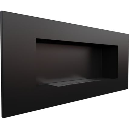 Kratki - Sisäänrakennettu BIO takka 40x90 cm 2kW musta