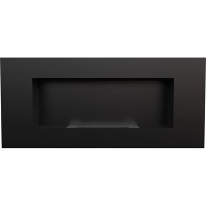 Kratki - Sisäänrakennettu BIO takka 40x90 cm 2kW musta