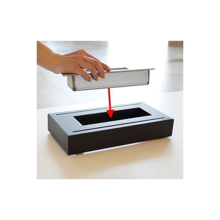 Kratki - BIO-takka 21,8x35,4 cm 1 kW musta