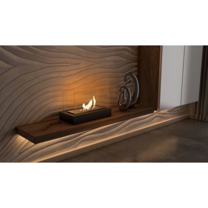 Kratki - BIO takka 21,8x35,4 cm 1kW musta