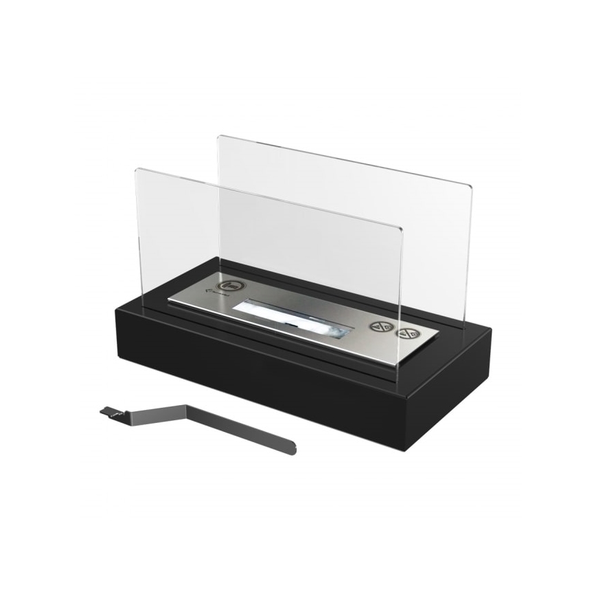 Kratki - BIO takka 21,8x35,4 cm 1kW musta