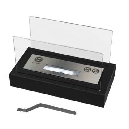 Kratki - BIO takka 21,8x35,4 cm 1kW musta