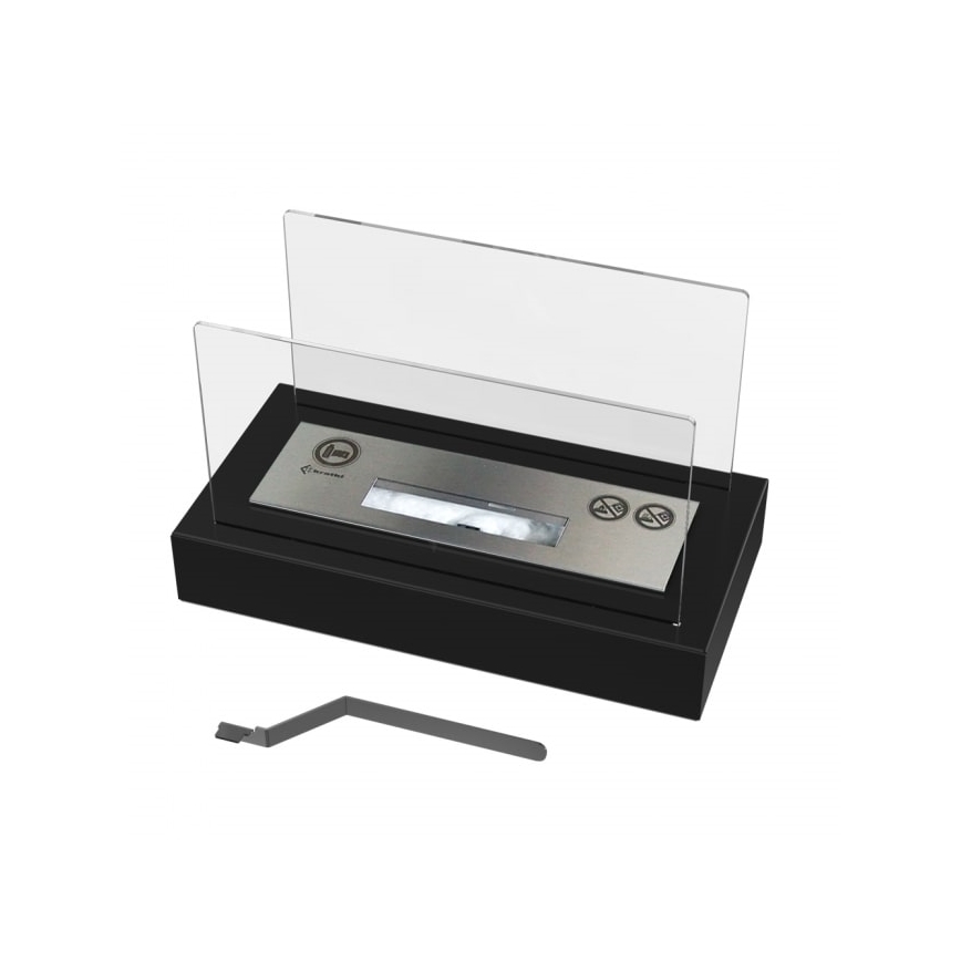 Kratki - BIO takka 21,8x35,4 cm 1kW musta