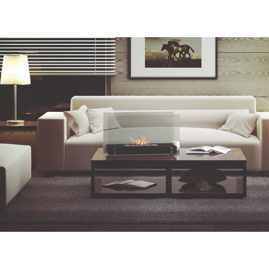 Kratki - BIO takka 40,2x70 cm 2kW musta