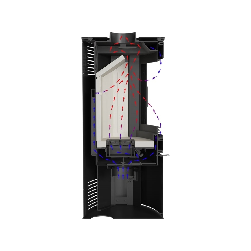Kratki - Terästakka 10kW 150mm