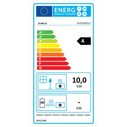 Kratki - Terästakka 10kW 150mm