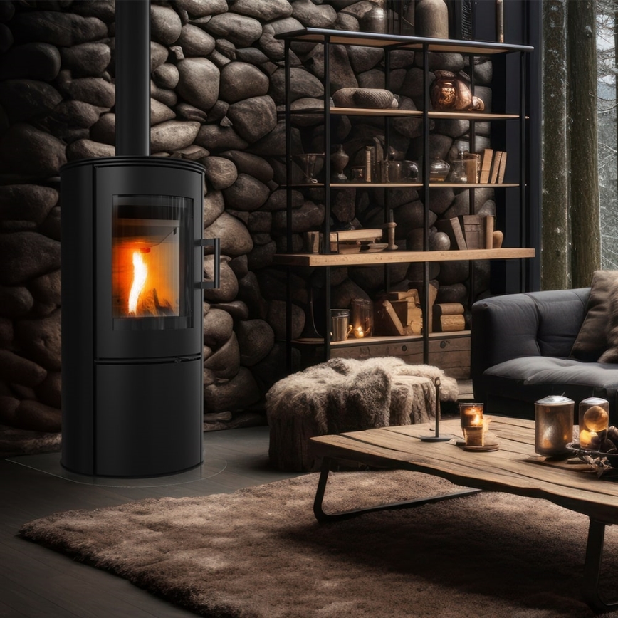 Kratki - Terästakka 8kW 150mm