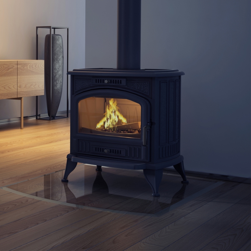 Kratki - Valurautatakka 8kW 150mm