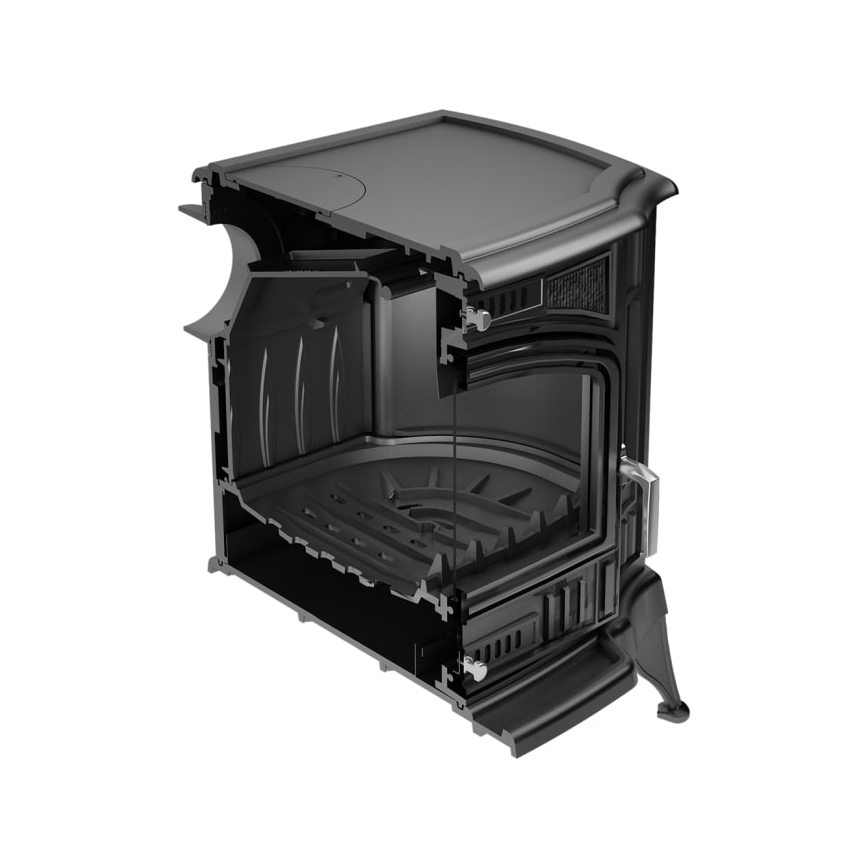 Kratki - Valurautatakka 10kW 150mm