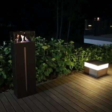 Kratki - BIO takka 113,6x35,9 cm 2kW musta