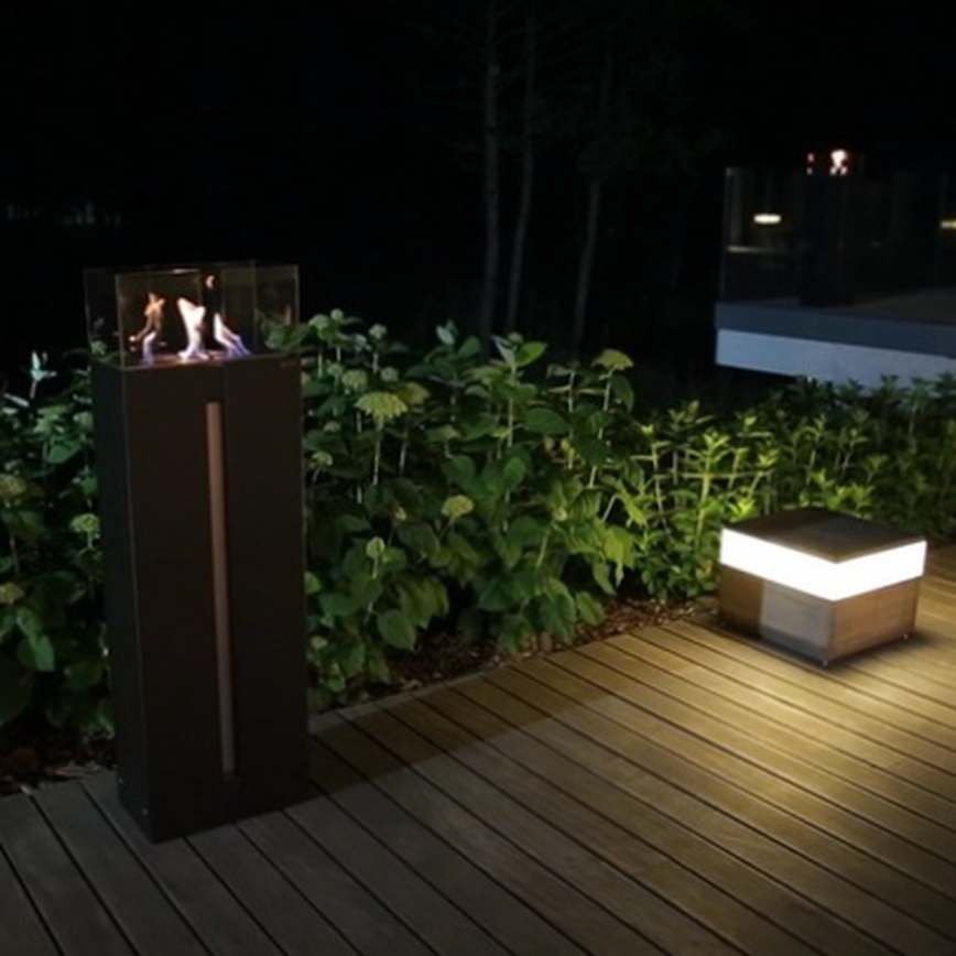 Kratki - BIO takka 113,6x35,9 cm 2kW musta