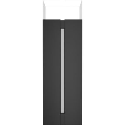 Kratki - BIO takka 113,6x35,9 cm 2kW musta