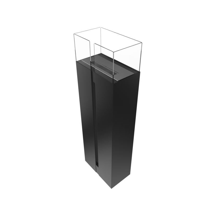 Kratki - BIO takka 113,6x35,9 cm 2kW musta