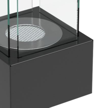 Kratki - BIO takka 35,3x25 cm 1kW musta