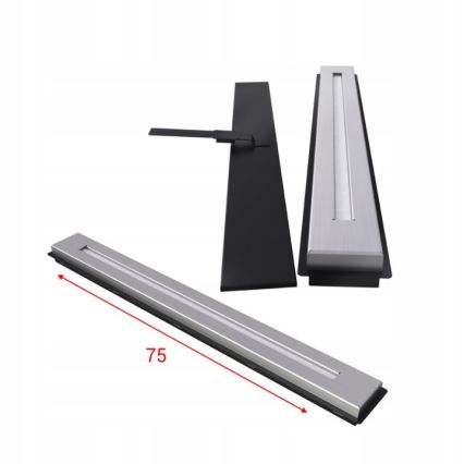 Kratki - Sisäänrakennettava BIO-takka 50x100 cm 3,5kW musta