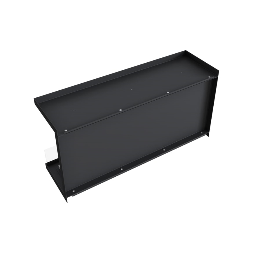 Kratki - Sisäänrakennettu BIO takka 50x100 cm 7kW musta