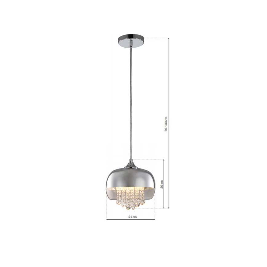 Kristallikruunu narussa LUNA 1xE14/40W/230V
