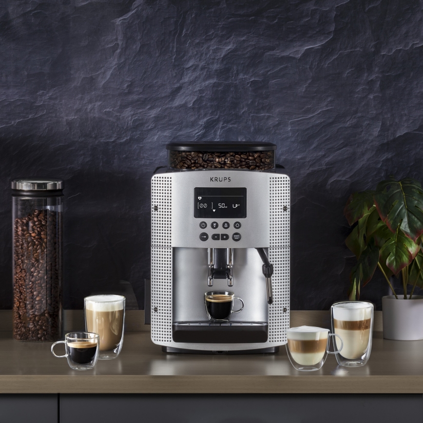 Krups - Automaattinen kahvinkeitin ESSENTIAL 1450W/230V hopea