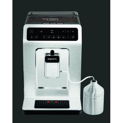 Krups - Automaattinen kahvinkeitin maitosäiliöllä EVIDENCE 1450W/230V valkoinen