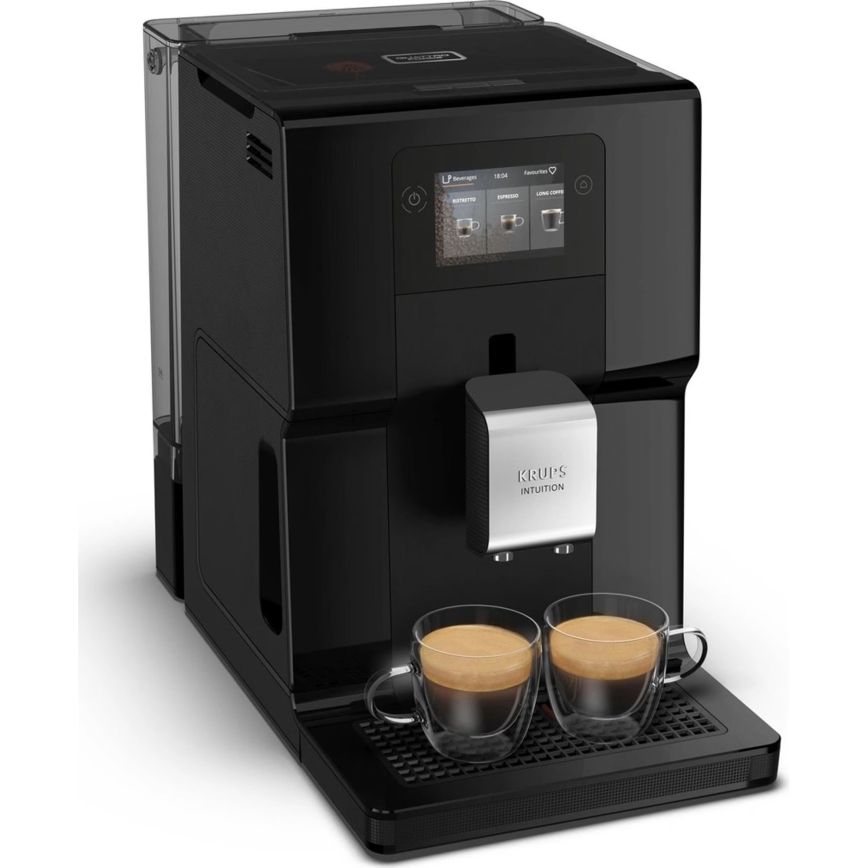 Krups - Automaattinen kahvinkeitin maitosäiliöllä INTUITION PREFERENCE 1450W/230V musta