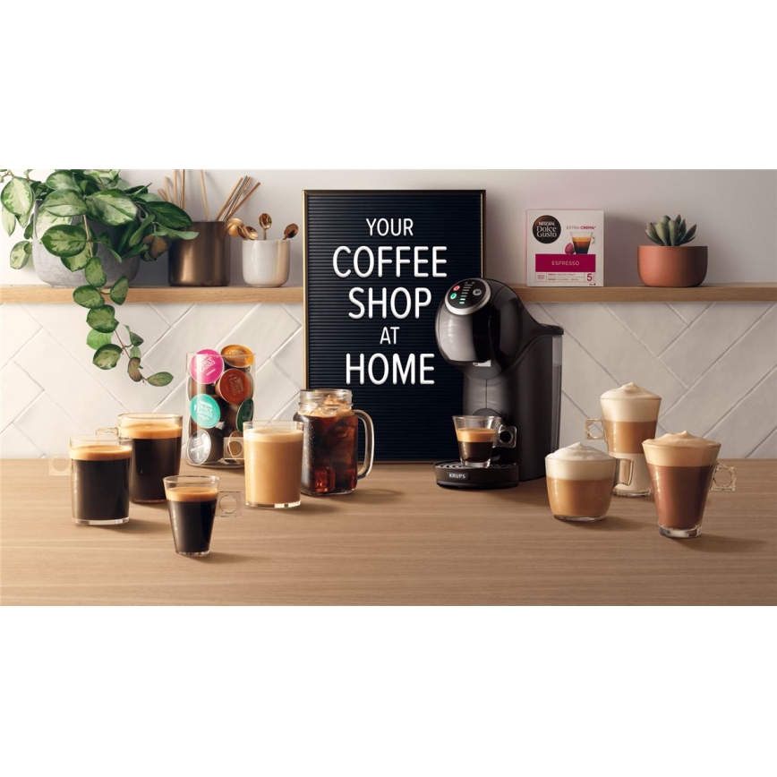 Krups - Kapseli kahvinkeitin NESCAFÉ DOLCE GUSTO GENIO S 1500W antrasiitti