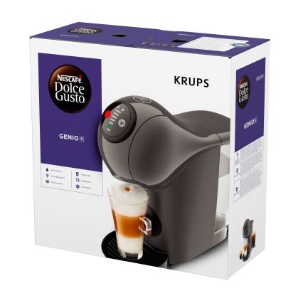 Krups - Kapseli kahvinkeitin NESCAFÉ DOLCE GUSTO GENIO S 1500W antrasiitti