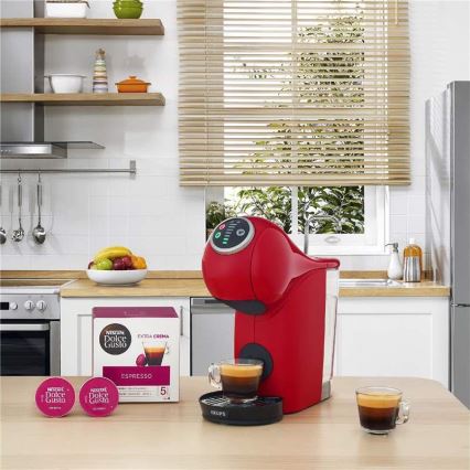 Krups - Kapseli kahvinkeitin NESCAFÉ DOLCE GUSTO GENIO S PLUS 1500W punainen