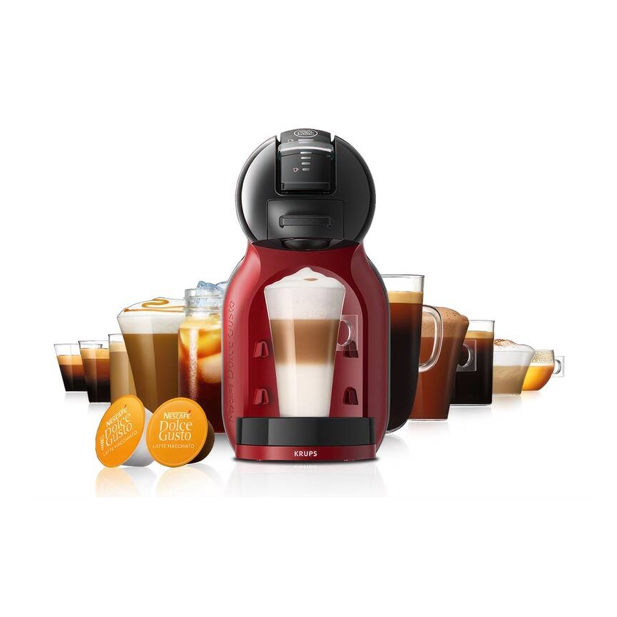Krups - Kapseli kahvinkeitin NESCAFÉ DOLCE GUSTO MINI ME 1500W/230V punainen/musta