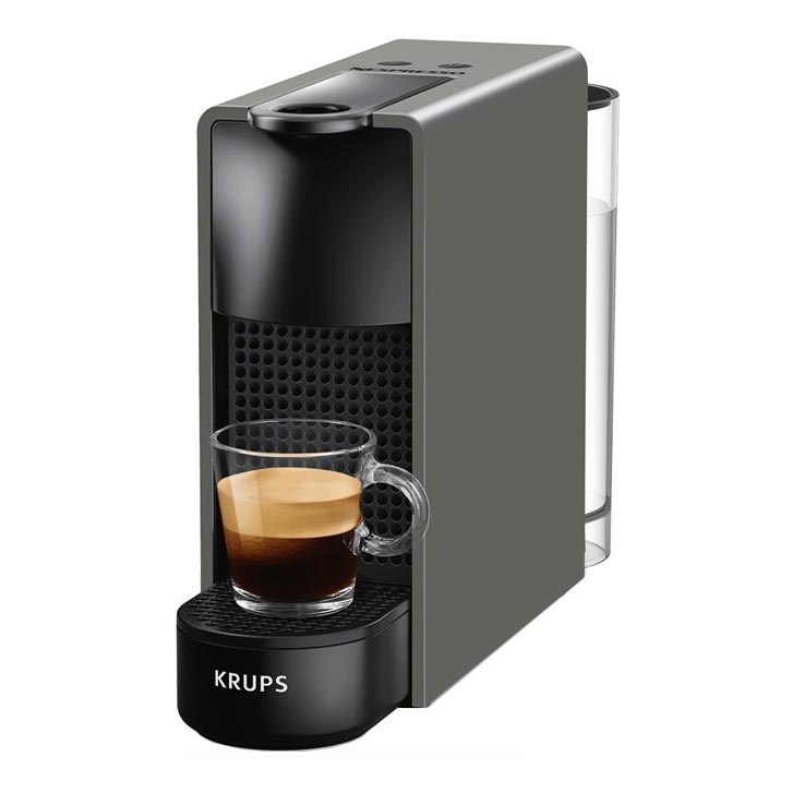 Krups - Kapseli kahvinkeitin NESPRESSO Essenza mini 1310W/230V harmaa