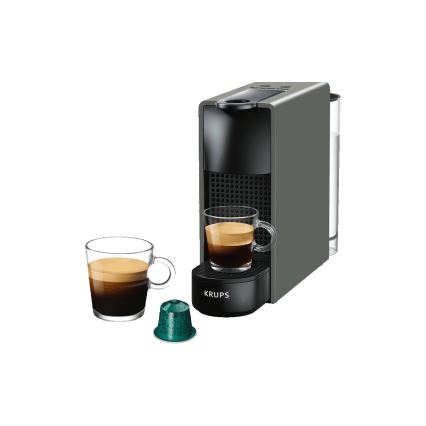 Krups - Kapseli kahvinkeitin NESPRESSO Essenza mini 1310W/230V harmaa