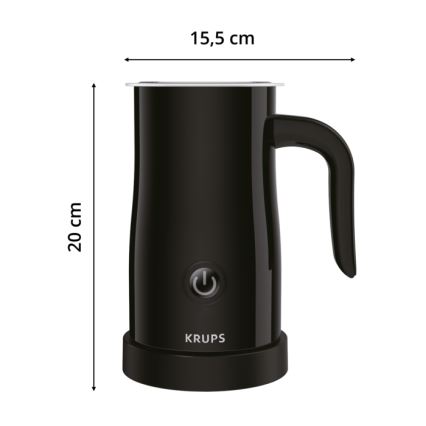 Krups - Maidon vaahdotin 300ml musta