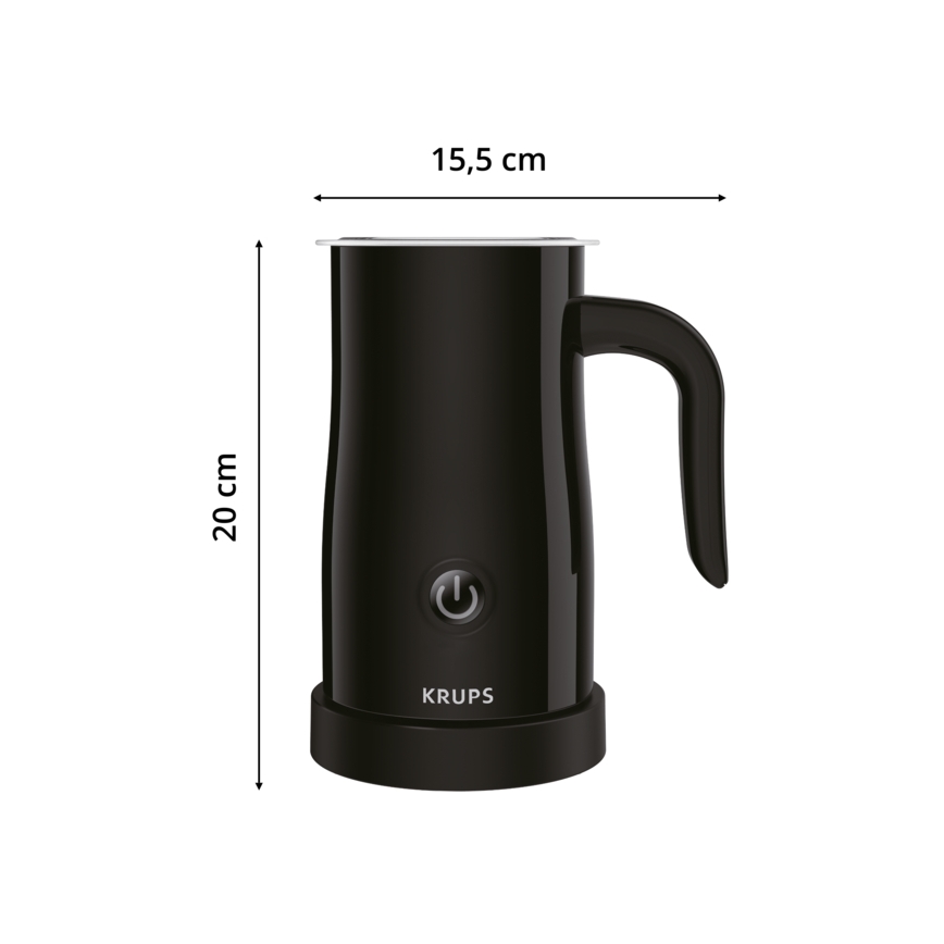 Krups - Maidon vaahdotin 300ml musta