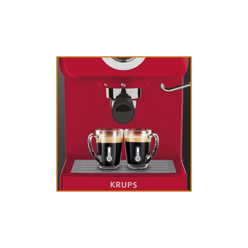 Krups - Portafiltterilla varustettu espressokeitin OPIO 1140W/230V