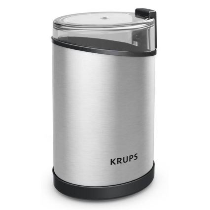 Krups - Sähköinen kahvipapumylly 85g FAST-TOUCH 200W/230V mattakromi