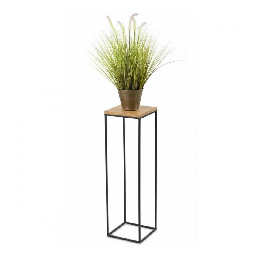 Kukkajalusta BASICLOFT 80x24 musta/ruskea