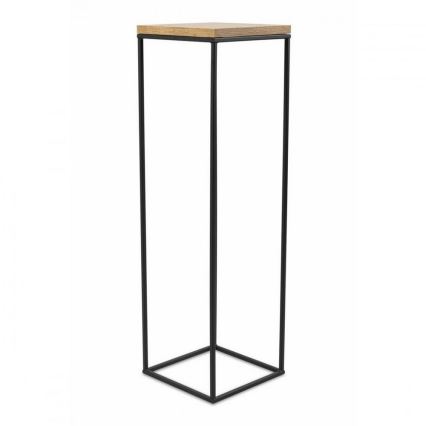 Kukkajalusta BASICLOFT 80x24 musta/ruskea
