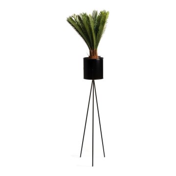 Kukkajalusta TRIPOD 110x25 cm musta