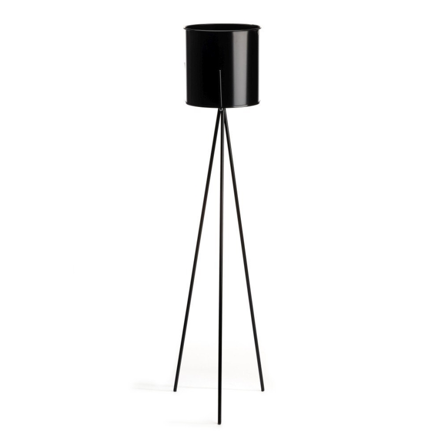 Kukkajalusta TRIPOD 110x25 cm musta